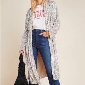 BRAND NEW BB Dakota Sequin Duster size S